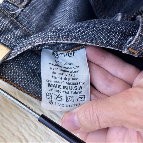 Ever Button Fly Bootcut Zip Chain Pocket Jeans Sz 26 - Picture 7 of 16